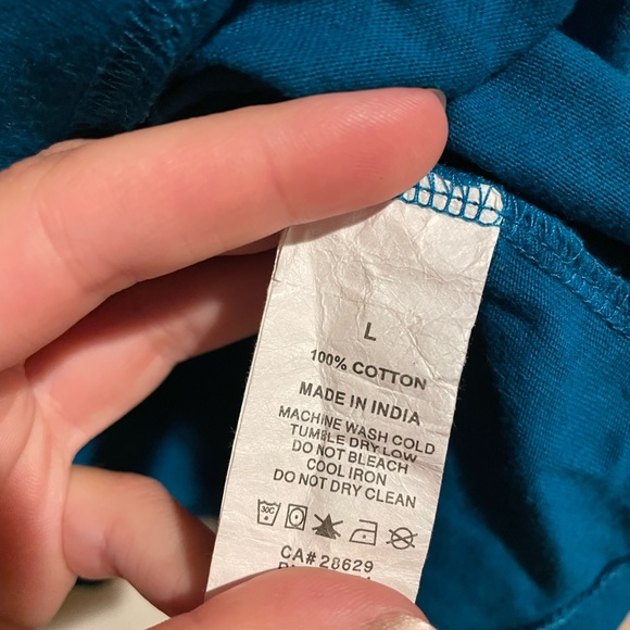 STÜSSY Teal Geometric Long-Sleeve - Picture 5 of 5